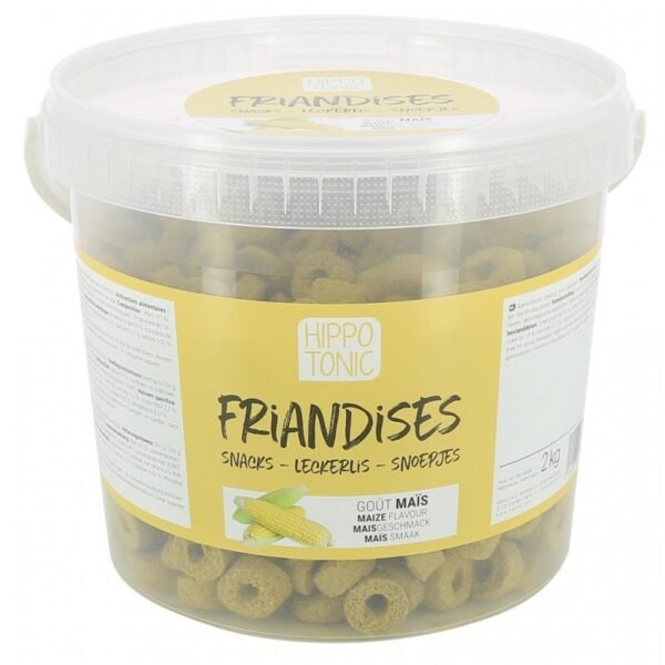 Bonbons pour chevaux goût maïs Hippotonic