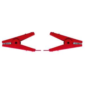 Câble de connexion interfils double avec 2 pinces croco pour clôture électrique Ako