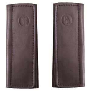 Housse étrivière pour cheval en scratch cuir BR Equitation