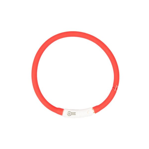 Collier pour chien lumineux avec USB silicon Duvoplus Flash Ring