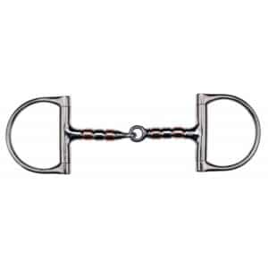 Anneaux de mors verdum à rouleaux pour cheval Feeling