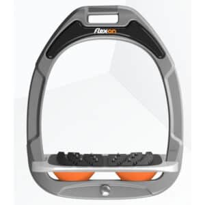 Étriers Incliné Grip Aluminium/Gris/Orange Flex-On Green Composite
