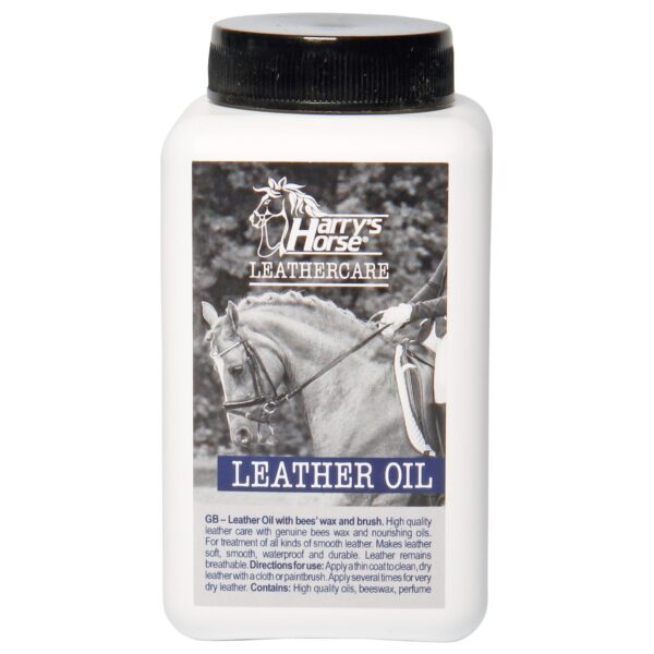 Huile pour cuir et cire d'abeille avec pinceau Harry's Horse
