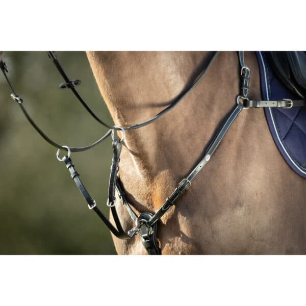 Collier de chasse pour cheval HFI Long Bridge