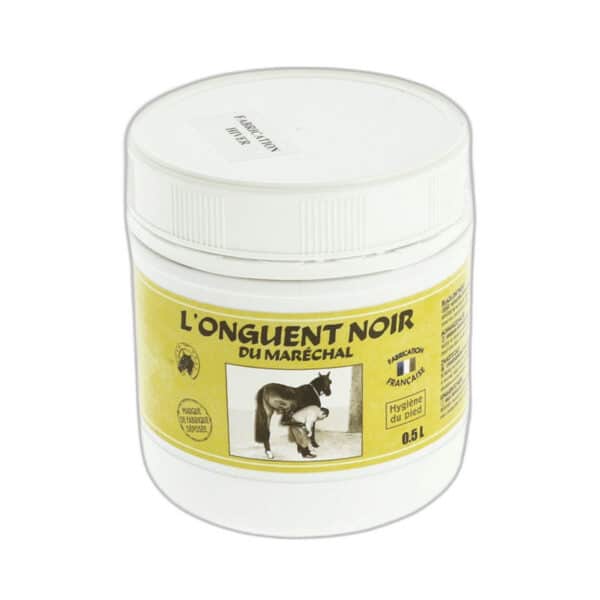 Soin sabots pour cheval La Gamme du Maréchal Onguent noir - Pot 500 ml