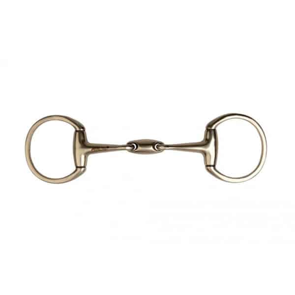 Mors olive pour cheval double brisure Metalab Cyprium
