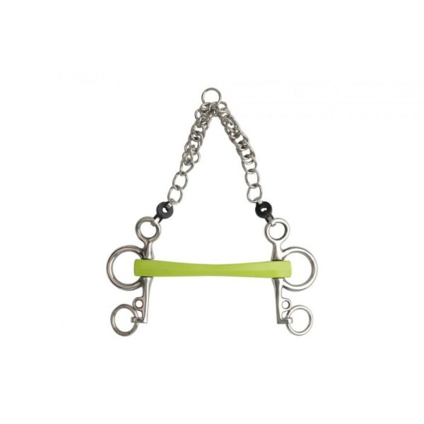 Pelham pour cheval droit branches courtes Metalab Flexi Soft