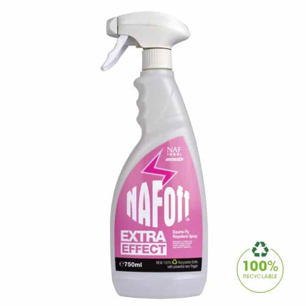 Spray anti-insectes pour cheval NAF Extra Effect