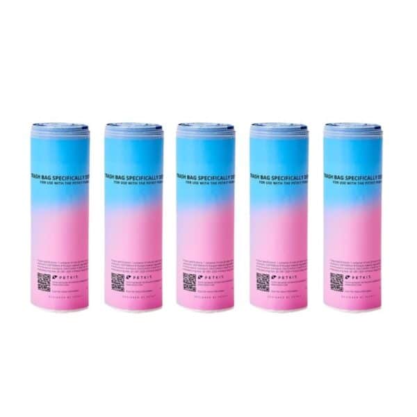 Rouleau de 20 sacs poubelles pour litières Pura Max et Pura X Petkit (x5)
