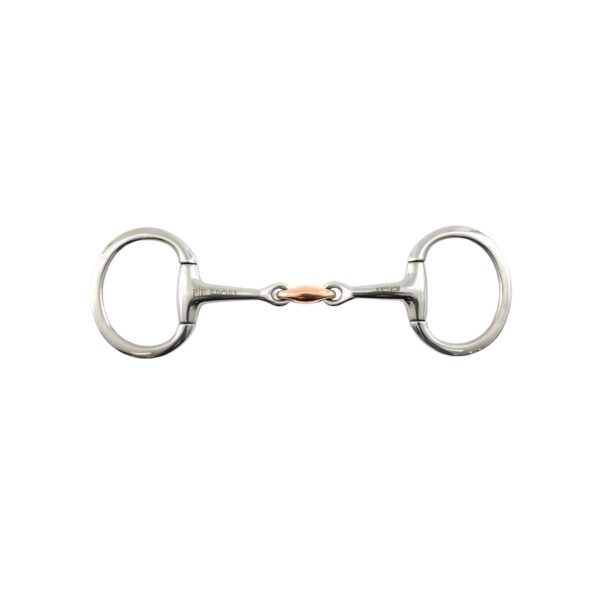 Mors olive double brisures losange en cuivre Premier Equine Eggbutt