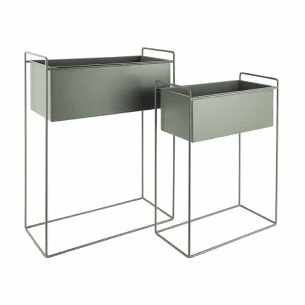Ensemble de pots de fleurs fer Present Time Essence Straight