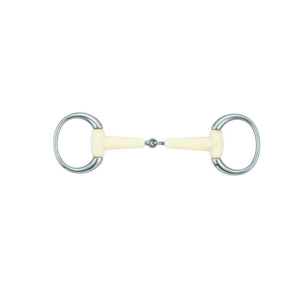 Mors olive pour cheval simple anneau rond Soyo Happy Mouth
