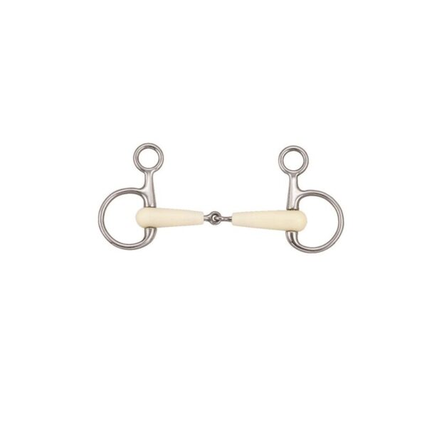 Mors baucher pour cheval simple joint Soyo Happy mouth