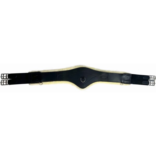 Sangle anatomique cuir pour cheval T de T Mouton