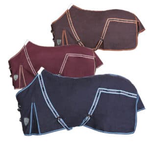 Couverture pour cheval en coton avec soufflets d'aisan Tattini