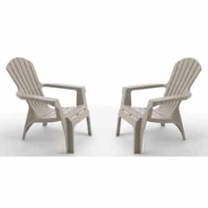 Lot de 4 fauteuils Wilsa Garden Adirondack